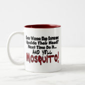 Tasse 2 Couleurs Sachez-moi et le moustique (Gauche)