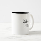 Tasse 2 Couleurs Sage et perspicace (Devant droit)