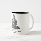 Tasse 2 Couleurs Sagesse de Bouddha (Devant droit)
