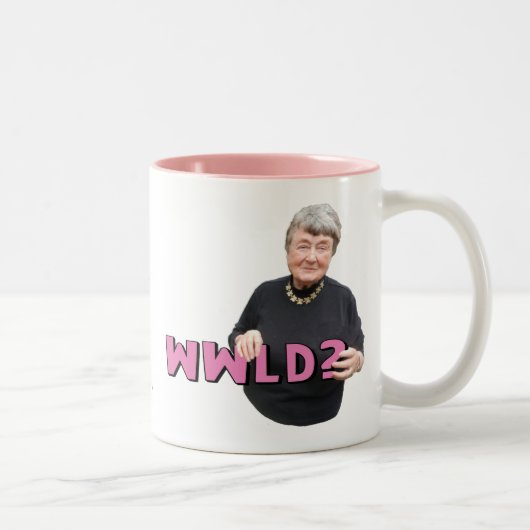 Tasse 2 Couleurs Sagesse de marque de Leni - WWLD ? (Droit)