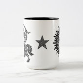 Tasse 2 Couleurs Sagittaire — L'Archer par BurnsInHell (Centre)