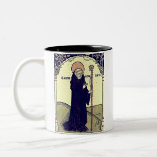 Tasse 2 Couleurs Saint Benoît de Nursie Père du monachisme