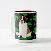 Tasse 2 Couleurs Saint Bernard Saint-Patrick (Devant gauche)