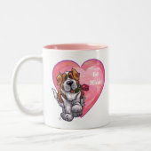 Tasse 2 Couleurs Saint-Bernard Valentin (Gauche)