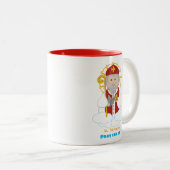 Tasse 2 Couleurs Saint Nicolas (Devant droit)