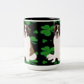Tasse 2 Couleurs Saint Patrick’s Day Saint Bernard (Centre)