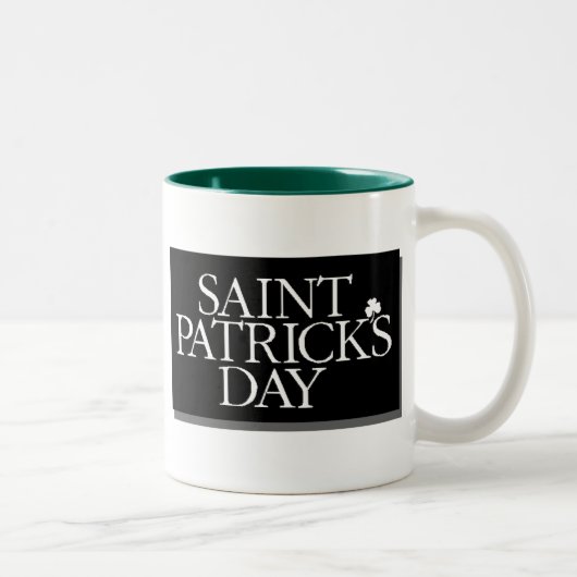 Tasse 2 Couleurs Saint Patrick's Day (Droit)