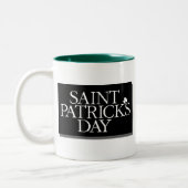 Tasse 2 Couleurs Saint Patrick's Day (Gauche)