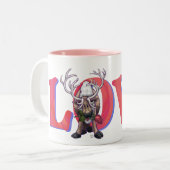 Tasse 2 Couleurs Saint Valentin (Devant gauche)