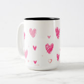 Tasse 2 Couleurs Saint-Valentin (Devant gauche)
