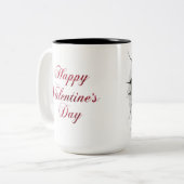 Tasse 2 Couleurs Saint Valentin (Devant gauche)