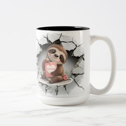 Tasse 2 Couleurs Saint Valentin (Droit)