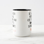 Tasse 2 Couleurs Saint Valentin cadeau pour petit ami, muette pour  (Centre)