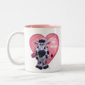 Tasse 2 Couleurs Saint Valentin de la vache (Gauche)