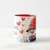 Tasse 2 Couleurs Saint Valentin Gnome (Centre)