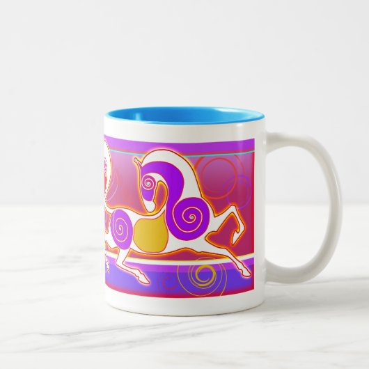Tasse 2 Couleurs Saint-Valentin MinkMug de l'original 2014 (Droit)