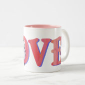 Tasse 2 Couleurs Saint-Valentin Penguin (Devant droit)