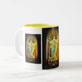 Tasse 2 Couleurs Sainte Mère Marie (Devant gauche)