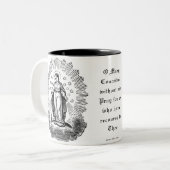 Tasse 2 Couleurs Sainte Vierge Marie Prière religieuse (Devant gauche)