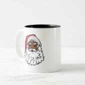 Tasse 2 Couleurs sainteté noire (Devant gauche)