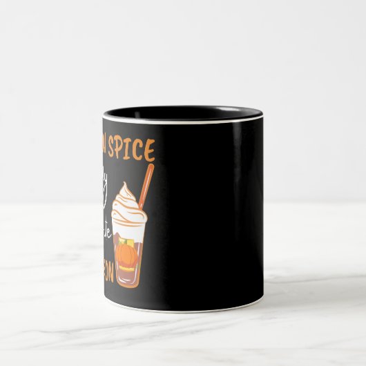 Tasse 2 Couleurs Saison automne épice citrouille automne automne (Centre)