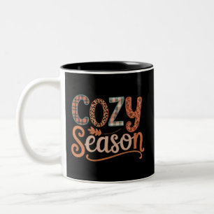 Tasse 2 Couleurs Saison Cosy Rétro Automne Devenez Cosy Thanksgivin