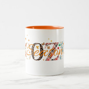 Tasse 2 Couleurs Saison cosy Retro Saison automne Thankgiving