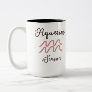 Tasse 2 Couleurs Saison du Verseau - rose