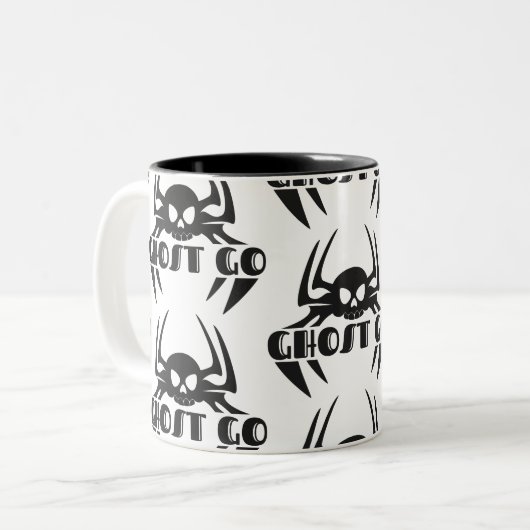 Tasse 2 Couleurs Saison Éffrayante de Ghost Go (Devant gauche)
