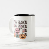 Tasse 2 Couleurs Saison Éffrayante d'Halloween (Devant gauche)