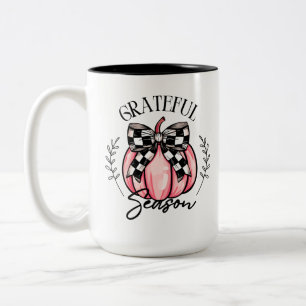 Tasse 2 Couleurs Saison Gratte Citrouille automne