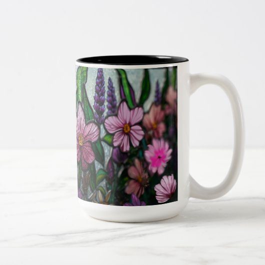 Tasse 2 Couleurs saison printanière (Droit)