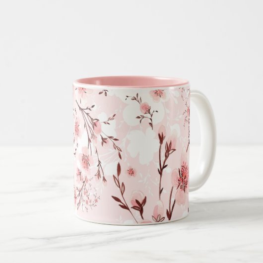 Tasse 2 Couleurs Sakura (Devant droit)