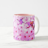 Tasse 2 Couleurs Sakura - fleurs de cerisier rêveuses (Devant droit)