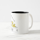 Tasse 2 Couleurs salir un canard (Devant droit)