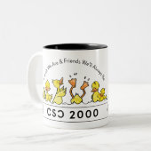 Tasse 2 Couleurs salir un canard (Devant gauche)