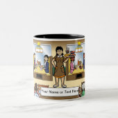 Tasse 2 Couleurs Salle De Bains Privative, Dîner Décontracté (Centre)