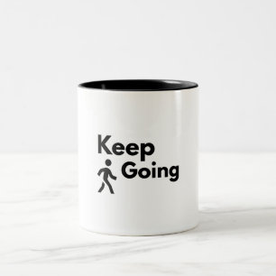 Tasse 2 Couleurs Salle de musculation Powerlifting Continuez