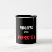 Tasse 2 Couleurs Salle de musculation Powerlifting Progresser plutô (Centre)