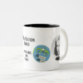 Tasse 2 Couleurs Sally Watson - Aventurier et auteur (Devant droit)