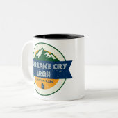 Tasse 2 Couleurs Salt Lake City Utah (Devant gauche)