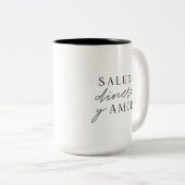 Tasse 2 Couleurs Salud Dinero y Amor (Devant droit)
