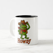 Tasse 2 Couleurs Salut Grenouille (Devant gauche)