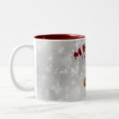 Tasse 2 Couleurs Salutation de Noël (Gauche)