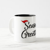 Tasse 2 Couleurs Salutation de saison (Devant gauche)