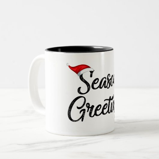 Tasse 2 Couleurs Salutation de saison (Devant gauche)