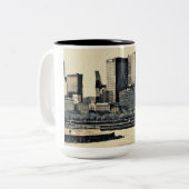 Tasse 2 Couleurs Salutations de Chicago (Devant gauche)