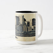 Tasse 2 Couleurs Salutations de Chicago (Devant droit)