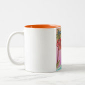 Tasse 2 Couleurs Salutations de Mexico Beach Floride (Gauche)