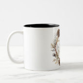 Tasse 2 Couleurs Salutations de Noël (Gauche)